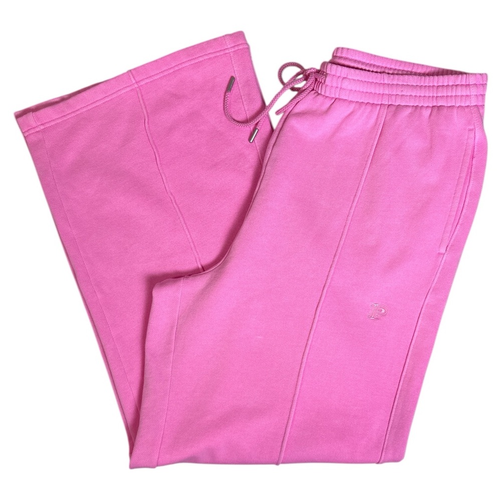 NWT Victoria’s Secret PINK Premium Fleece Wide Leg Sweatpants Women's XL Pink